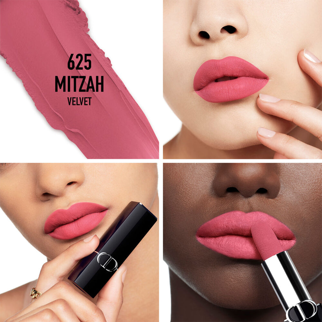 Rouge Dior Rossetto comfort e lunga tenuta finish Velvet 625 MItzah_CDC035600625_Dior-2