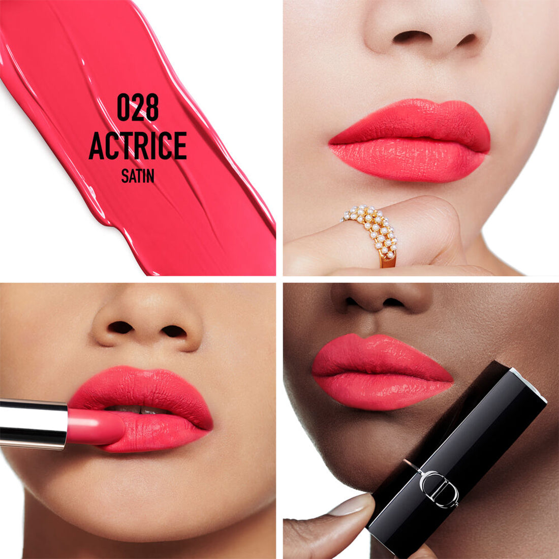 Rouge Dior Rossetto comfort e lunga tenuta satin 028 Actrice_CDC035500028_Dior-2