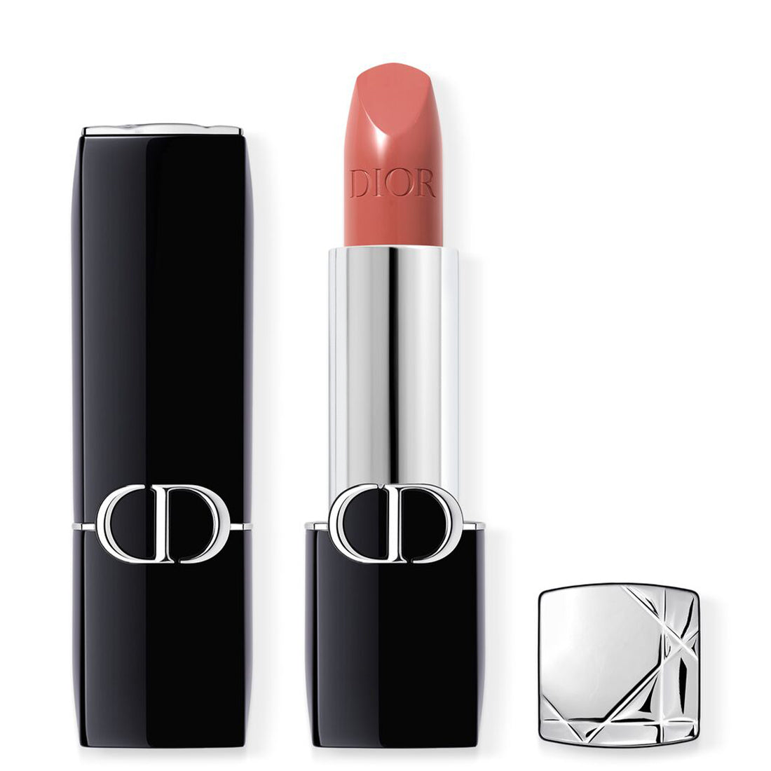 Rouge Dior Rossetto comfort e lunga tenuta satin 100 Nude Look_CDC035500100_Dior