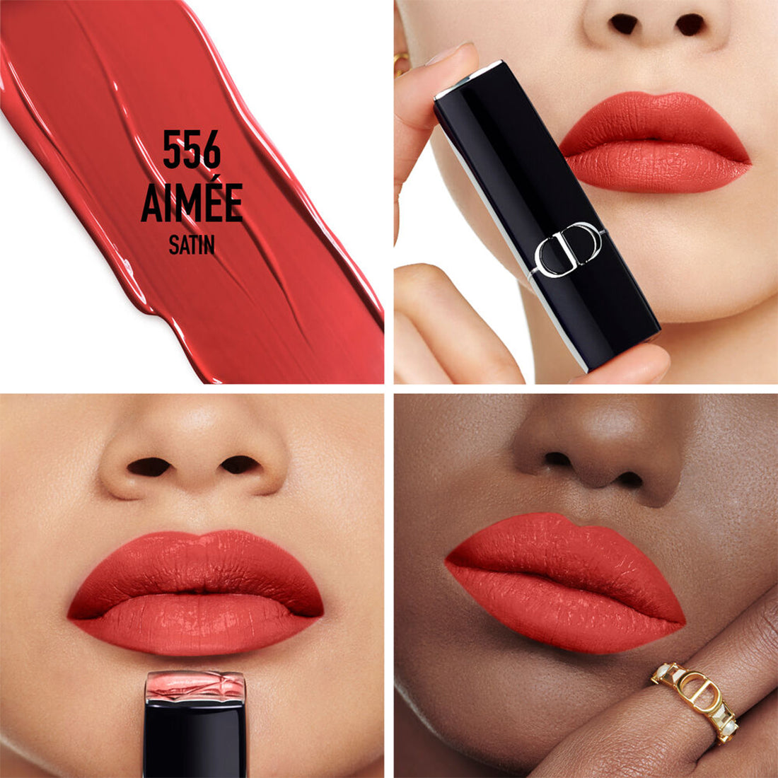 Rouge Dior Rossetto comfort e lunga tenuta satin 520 Aimee_CDC035500556_Dior-2