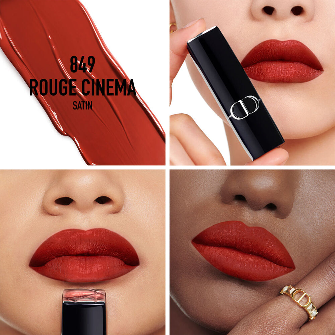 Rouge Dior Rossetto comfort e lunga tenuta satin 849 Rouge Cinema_CDC035500849_Dior-2