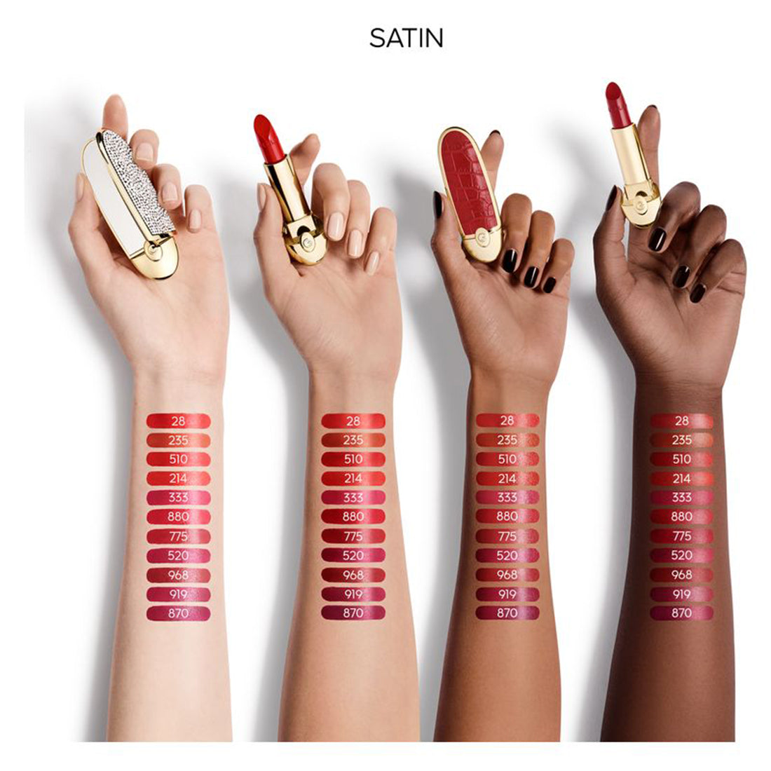Rouge G Satin Rossetto Satinato 214 Le Rouge Kiss_GUE043908_Guerlain-6