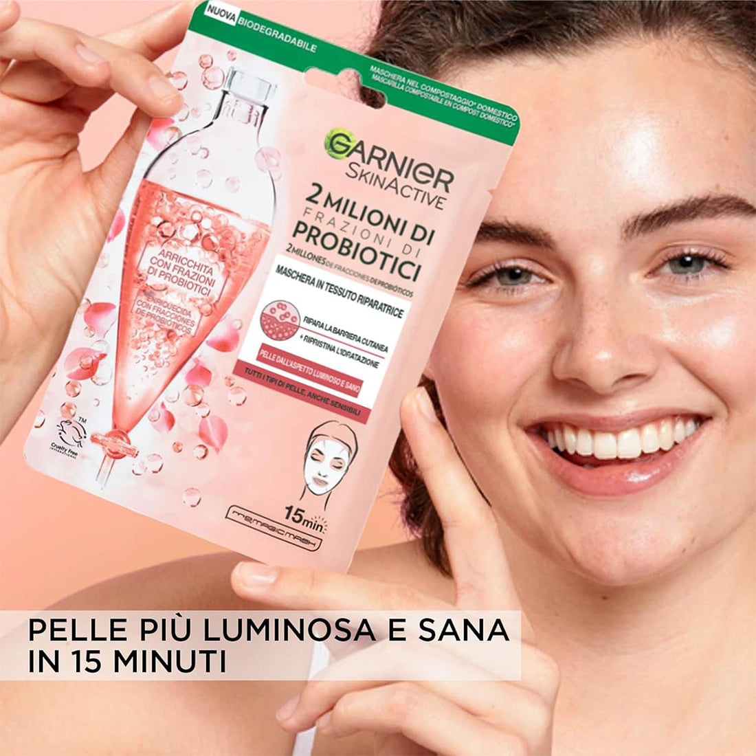 Skin Active 2 Milioni di Frazioni di Probiotici Maschera in Tessuto Riparatrice_SYN6730400_Garnier-3