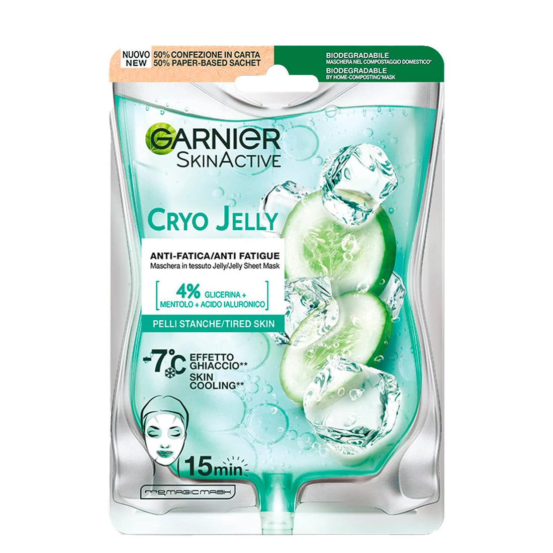 Skin Active Hyaluronic Cryo Jelly Maschera in Tessuto Antifatica_SYN500548_Garnier