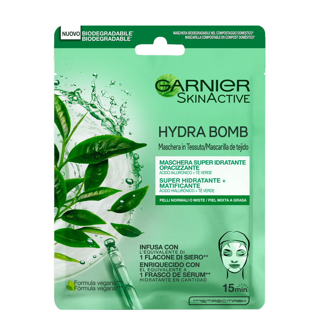 Skin Active Hydra Bomb Maschera in Tessuto Super Idratante Opacizzante_SYN44695_Garnier