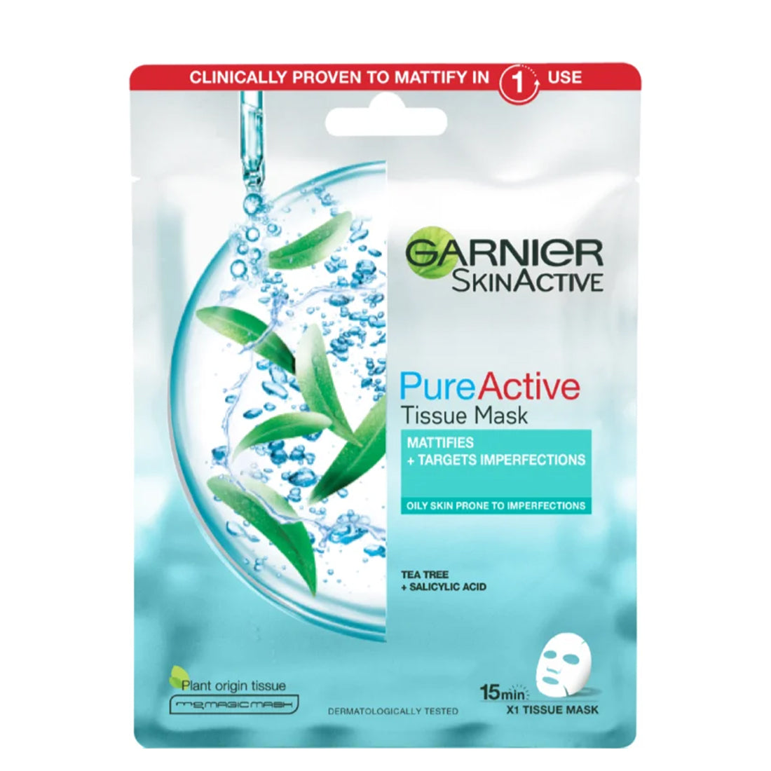Skin Active Pure Active Maschera in Tessuto Opacizzante_SYN68810_Garnier