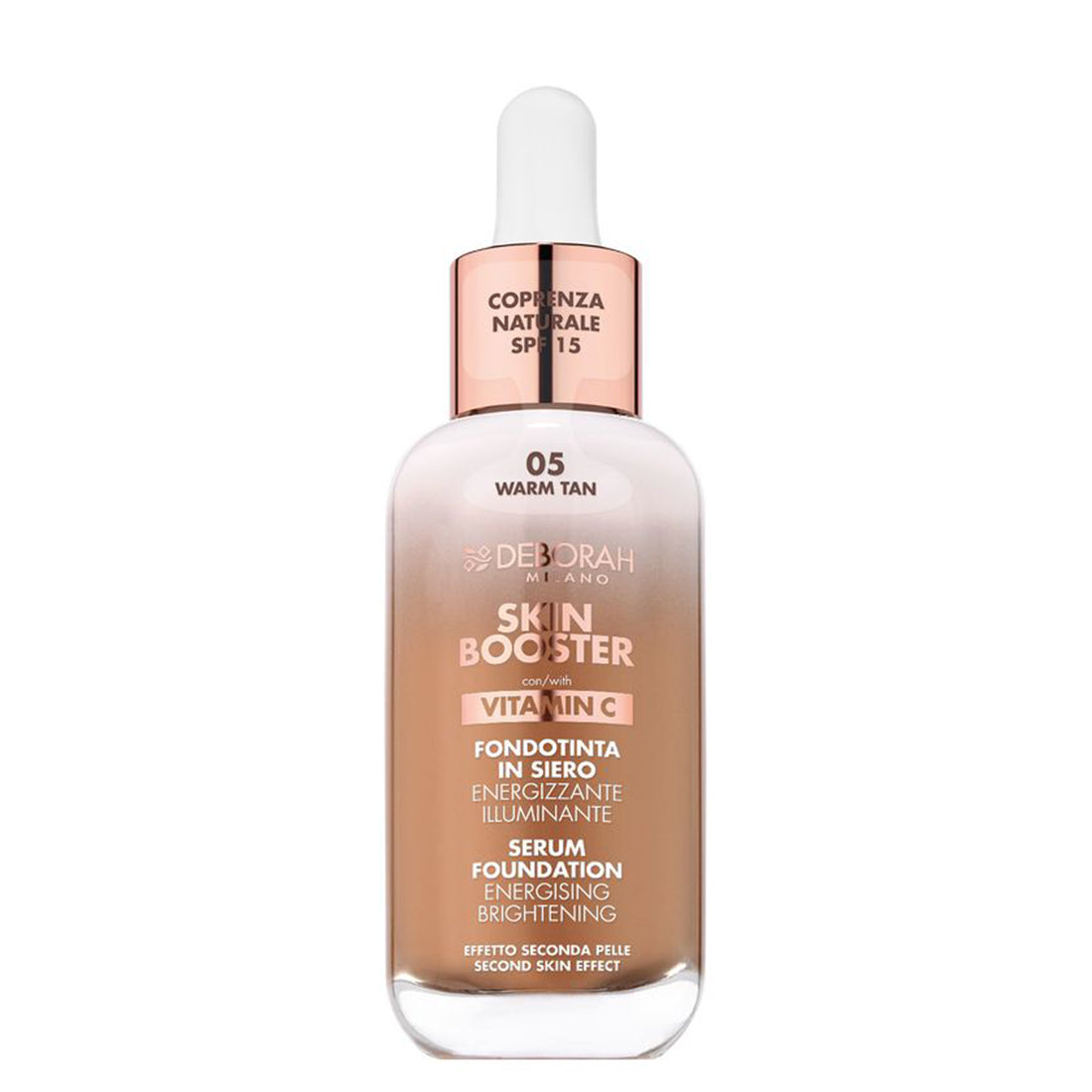 Skin Booster Fondotinta in Siero 05 Warm Tan_DEB016922_Deborah