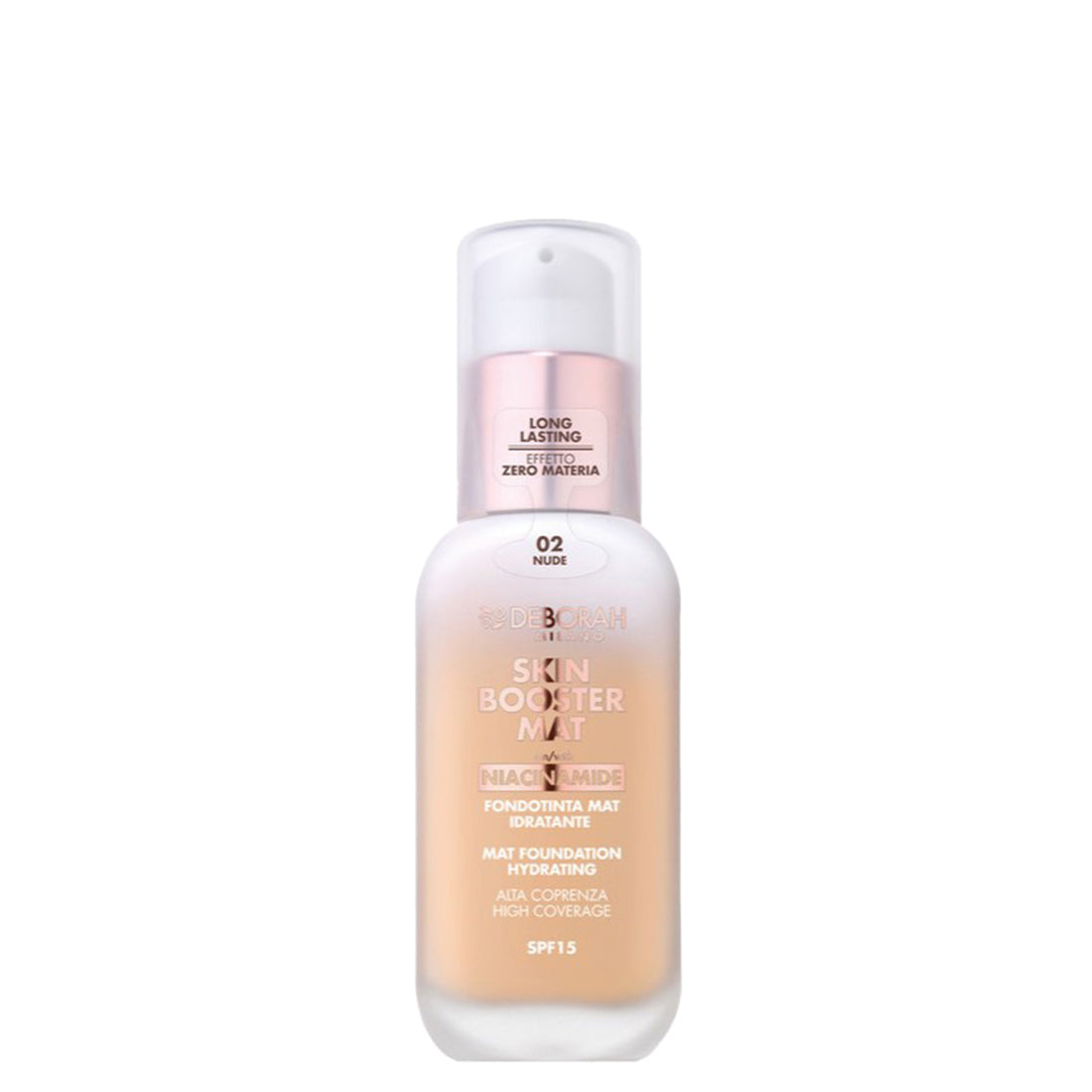 Skin Booster Mat Fondotint Mat Idratante 02 Nude_DEB019024_Deborah