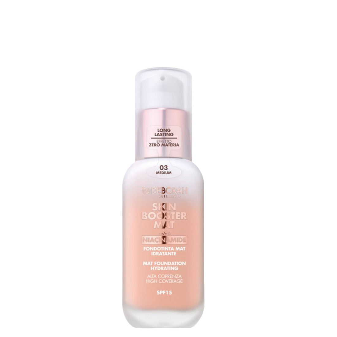 Skin Booster Mat Fondotint Mat Idratante 03 Medium_DEB019124_Deborah