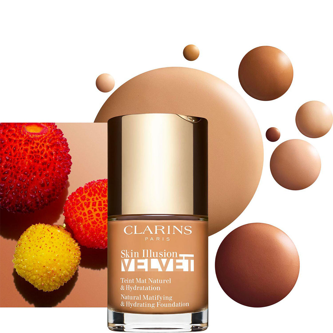 Skin Illusion Velvet Fondotinta Matte 108.5W Cashew_CLA80079901_Clarins-4
