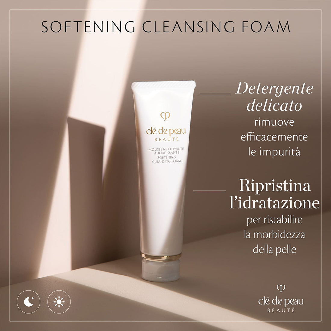 Softening Cleansing Foam Mousse Detergente Viso 125 ML_CDP10117164101_CLE' DE PEAU BEAUTE'-6