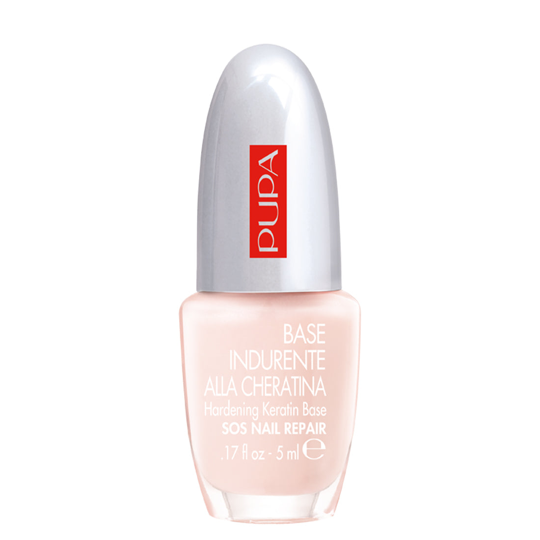 Sos Nail Repair Hardening Keratin Base Indurente alla Cheratina 5 ML_PUP030115A001_Pupa
