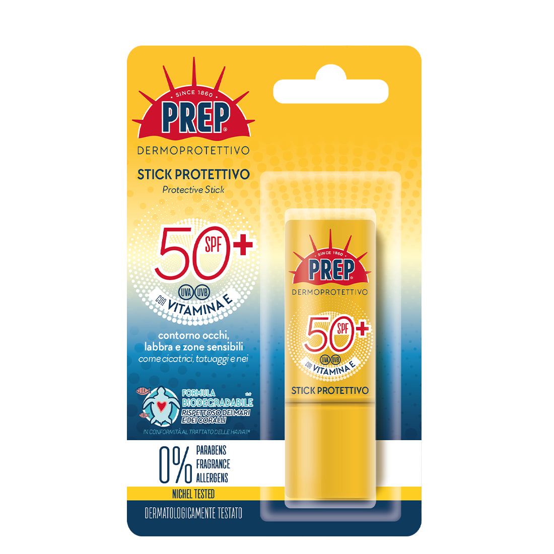 Stick Protettivo Contorno Occhi Labbra e Zone Sensibili 12 ML SPF 50+_PRE1811400_Prep