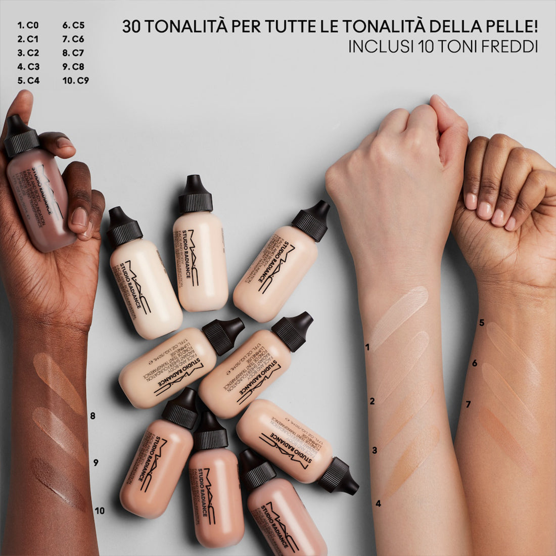 Studio Radiance Face e Body Sheer Foundation Fondotinta Viso e Corpo C3_MACSMXT14_MAC-4