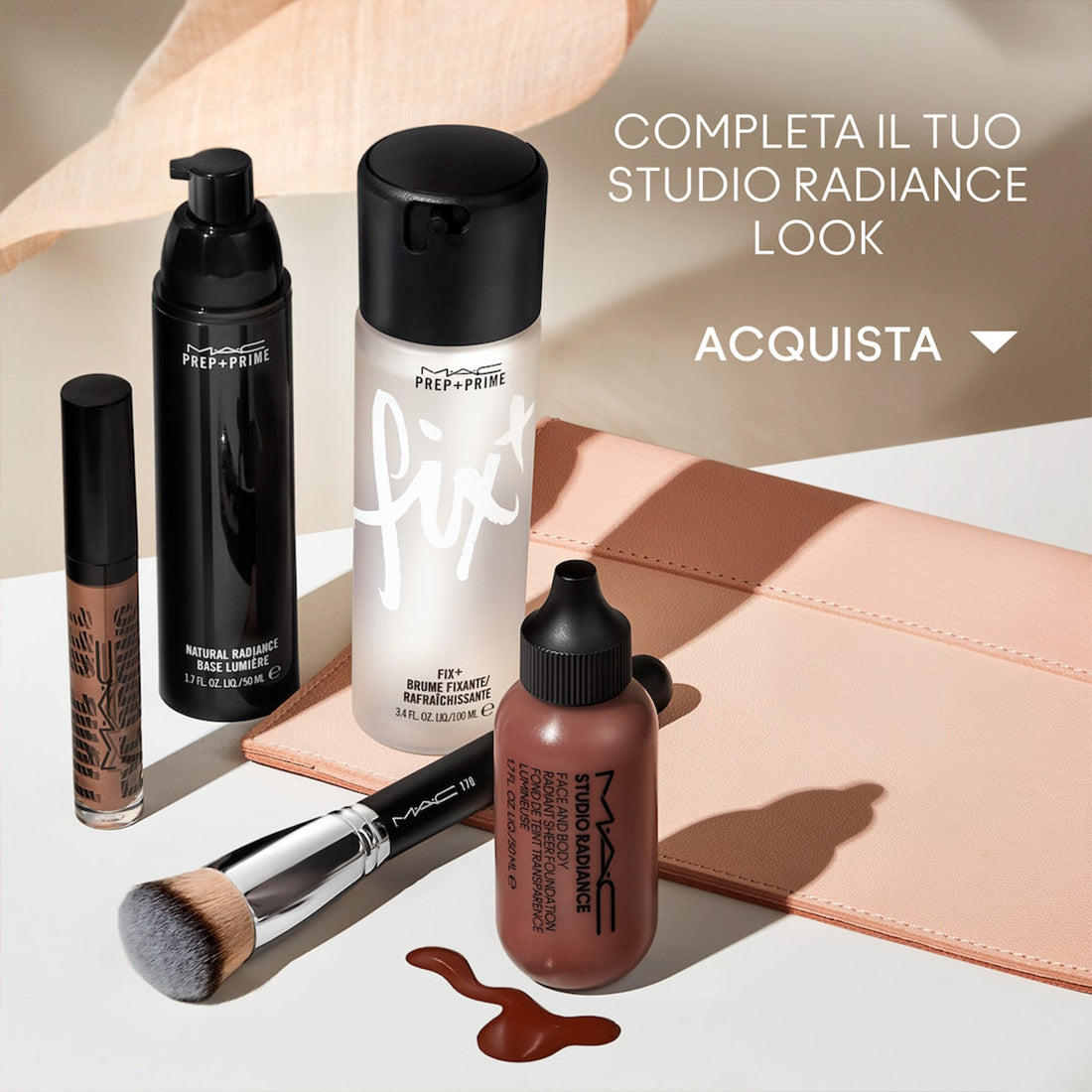 Studio Radiance Face e Body Sheer Foundation Fondotinta Viso e Corpo N4_MACSMXT05_MAC-7