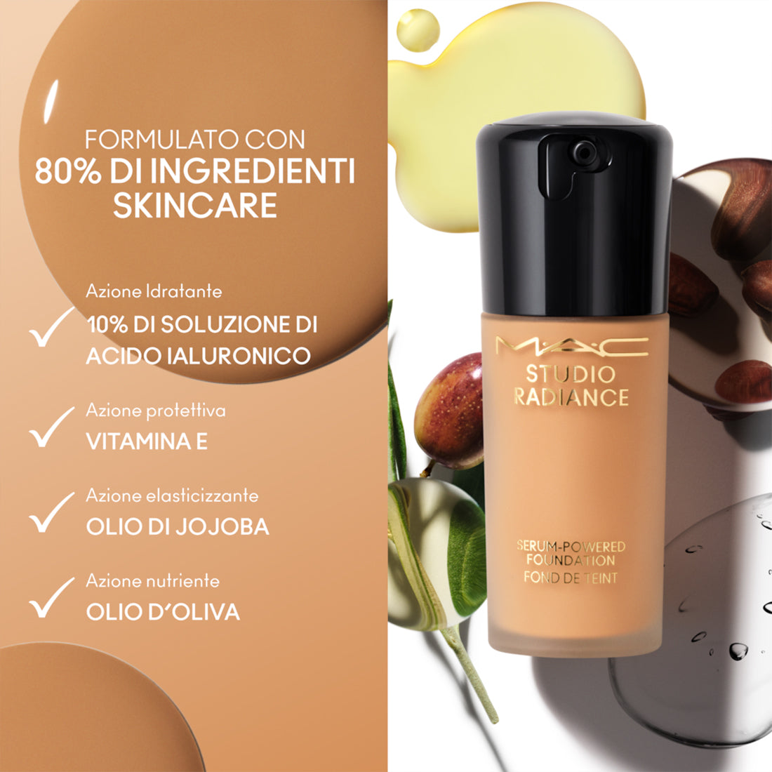 Studio Radiance Serum-Powered Foundation Siero Fondotinta NC18_MACSYP810_MAC-5