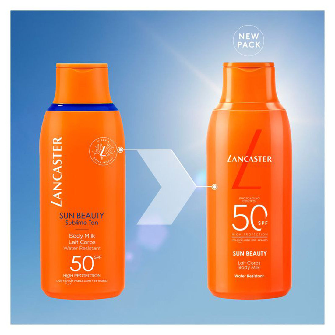 Sun Beauty Body Milk Latte Corpo Protettivo SPF 50 400 ML_LAN99350225381_Lancaster-3