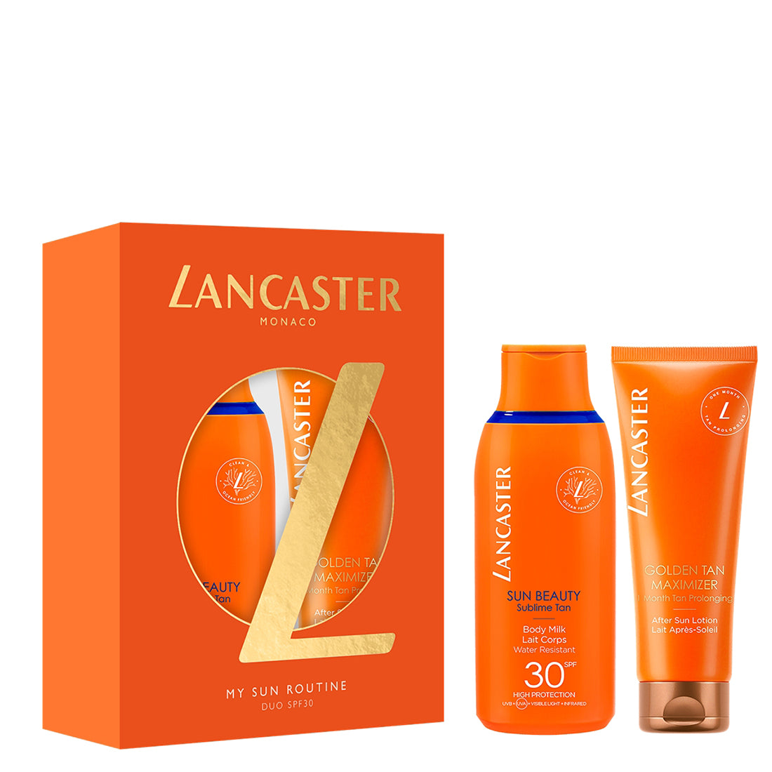 Sun Beauty My Sun Routine Duo Cofanetto Solari Duo SPF 30_LAN0131_Lancaster