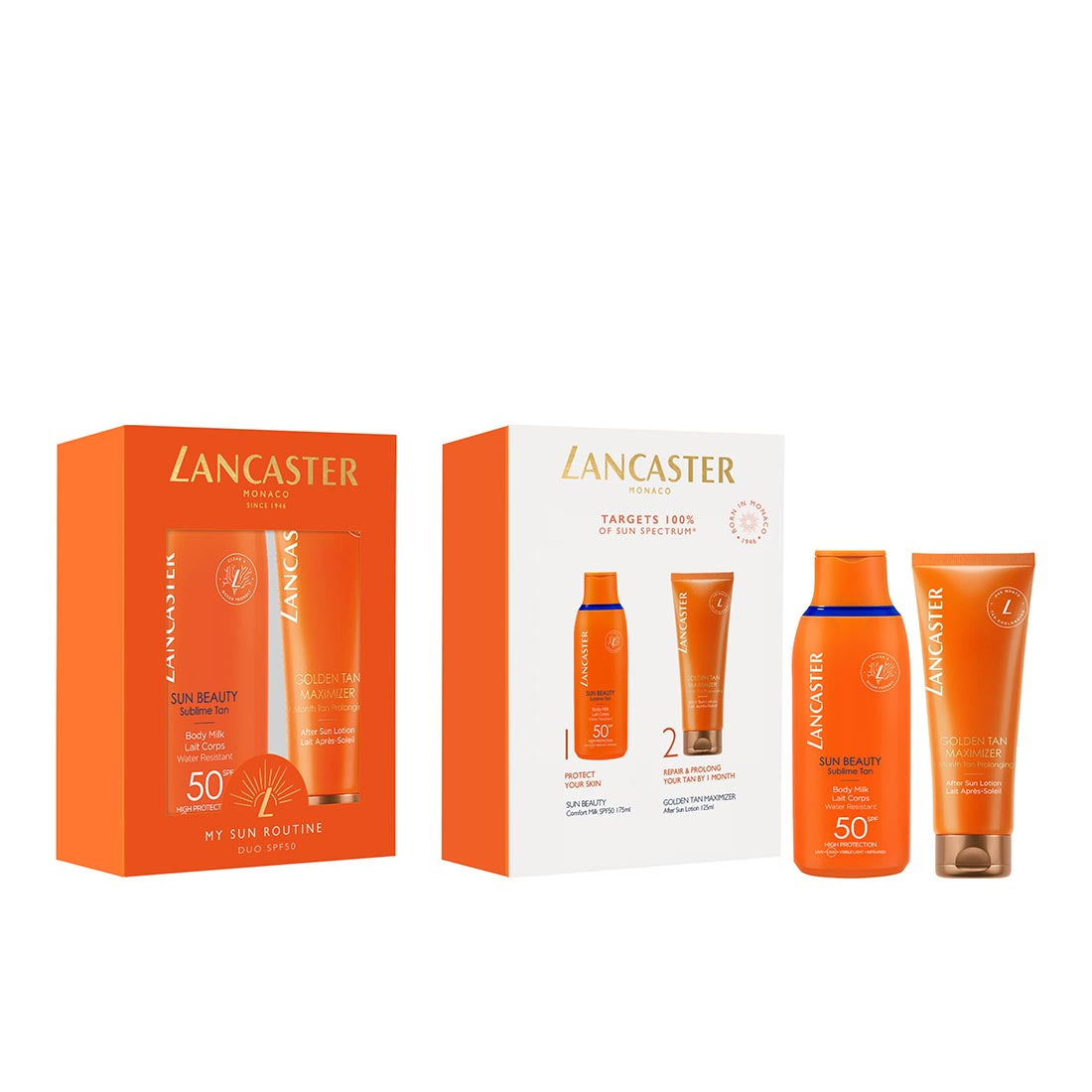 Sun Beauty My Sun Routine Duo Cofanetto Solari Duo SPF 50_LAN104473_Lancaster-2