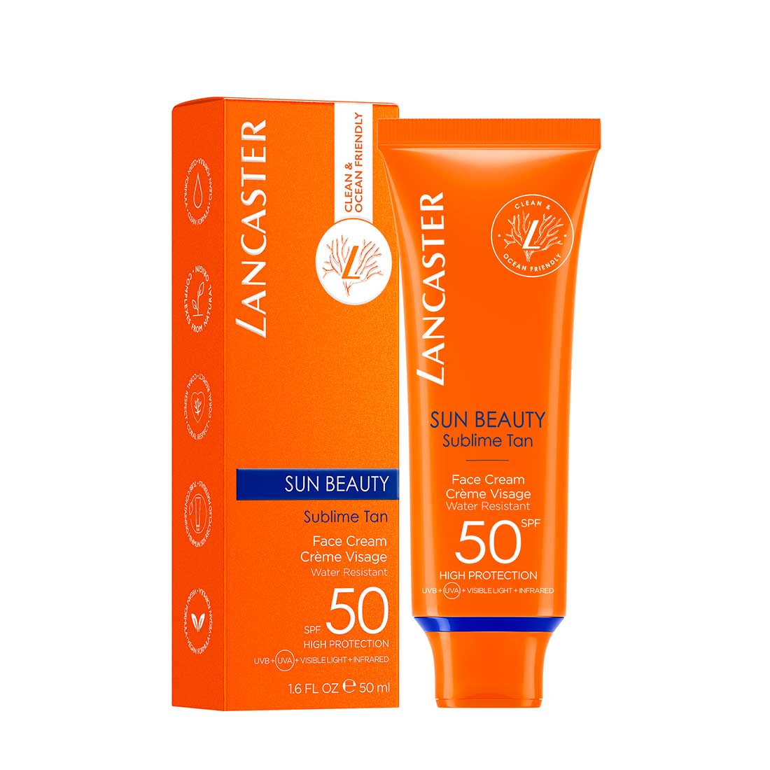 Sun Beauty Sublime Tan Face Cream Crema Solare Viso SPF 50 50 ML_LAN99350094691_Lancaster-2