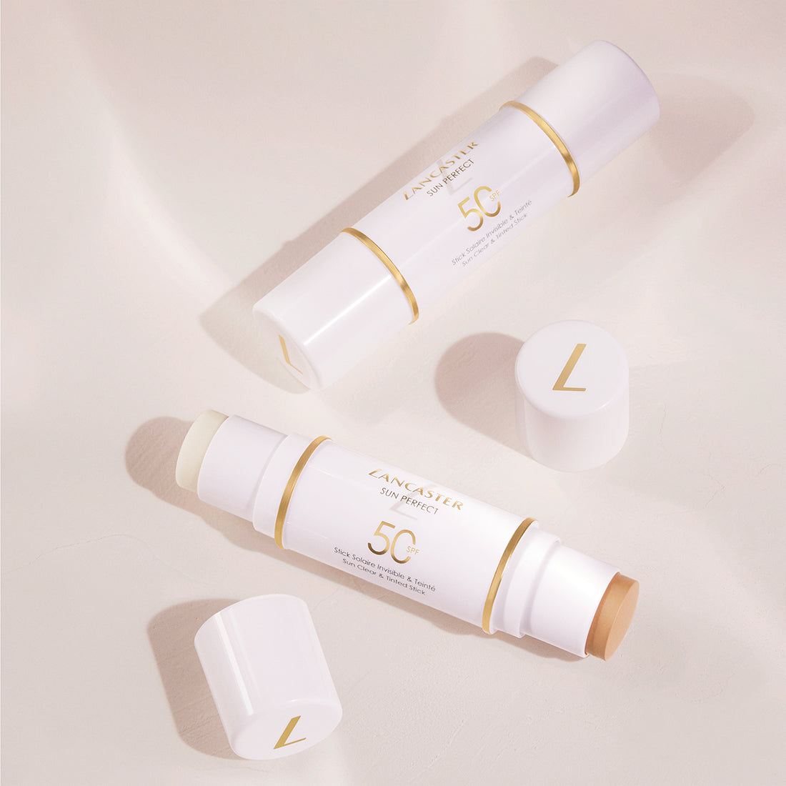 Sun Perfect Youth Protection Sun Clear & Tinted Stick Stick Solare Viso SPF 50 12 GR_LAN8199_Lancaster-6
