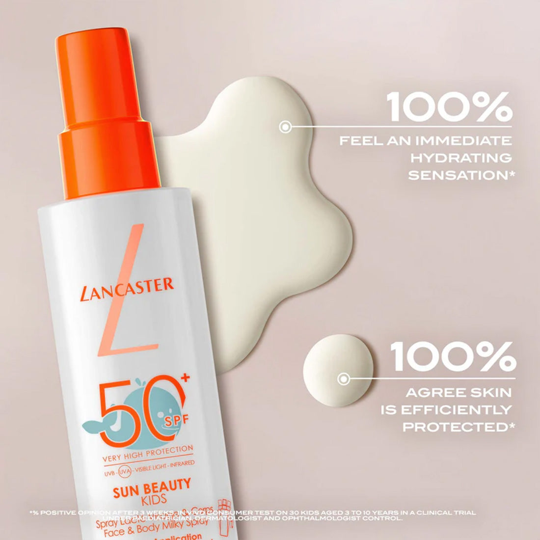 Sun Sensitive Wet Skin Application Water Resistant Milky Spray Latte Solare Spray Bambini SPF 50+  150 ML_LAN99350059286_Lancaster-3