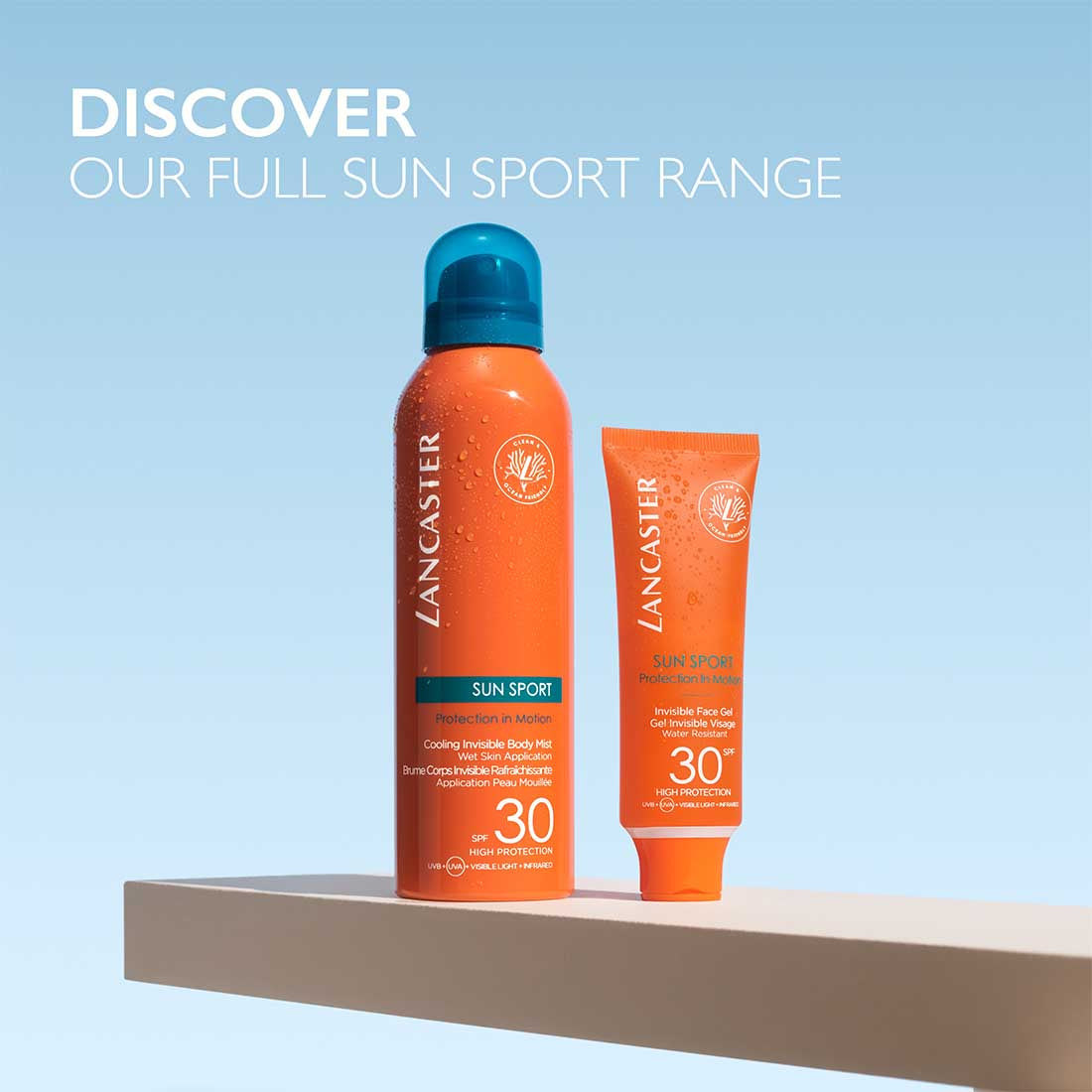 Sun Sport Protection In Motion Cooling Invisible Body Mist  Spray Solare Trasparente Corpo SPF 30 200 ML_LAN99350097411_Lancaster-3