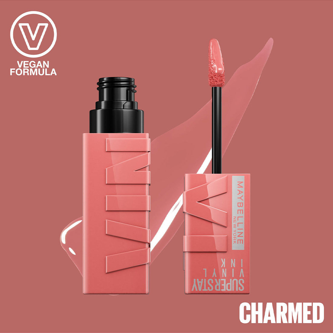 Super Stay Vinyl Ink Rossetto Liquido a Lunga Tenuta Charmed_MAY3447600_Maybelline-3