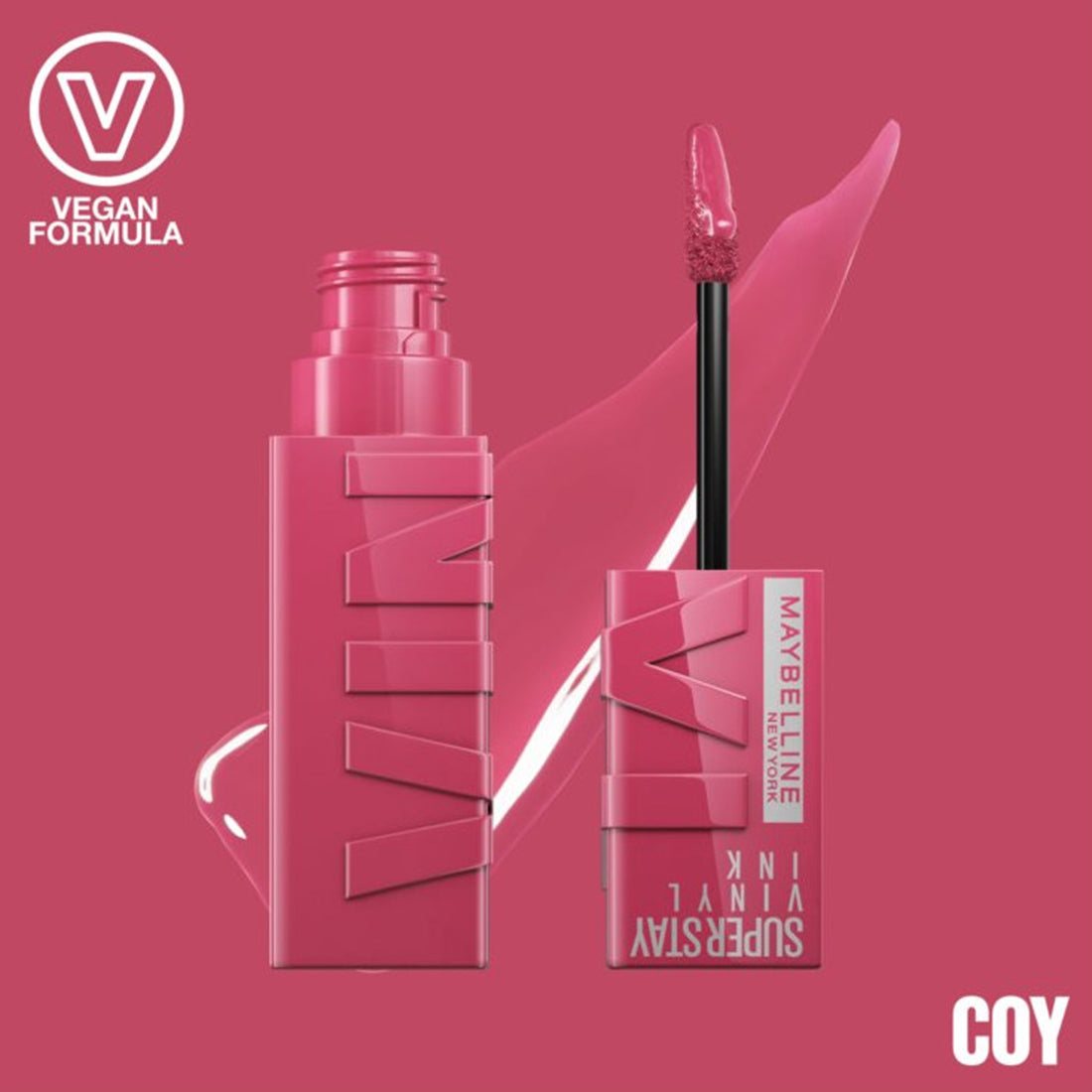 Super Stay Vinyl Ink Rossetto Liquido a Lunga Tenuta Coy_MAY3420900_Maybelline-3