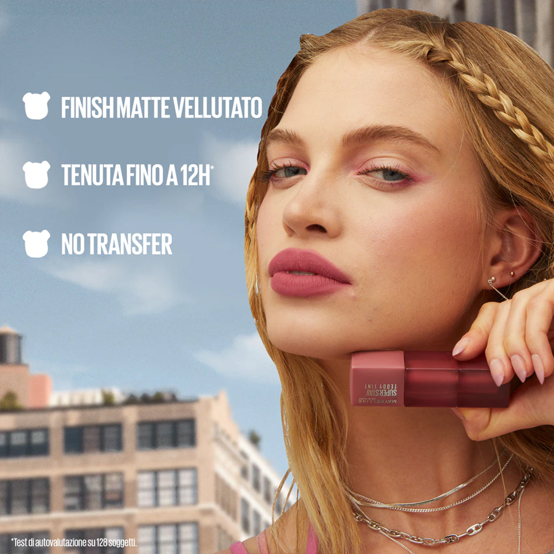 Superstay Teddy Tint Rossetto a lunga tenuta Effetto Matte 15 Skinnydip_MAY3500100_Maybelline-3