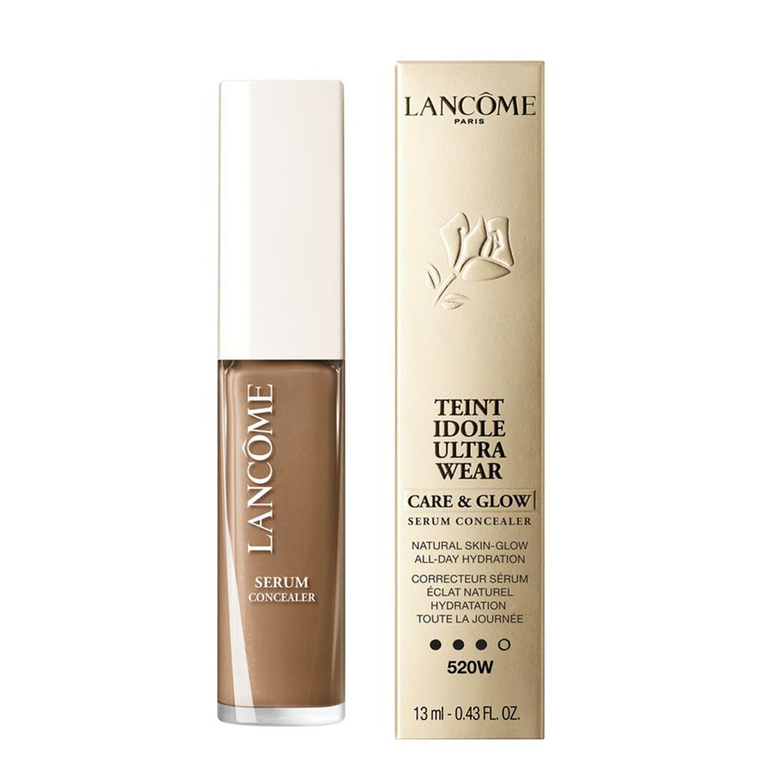 Teint Idole Ultra Wear Care & Glow Serum Concealer Correttore 520W_LCO421300_Lancome-2