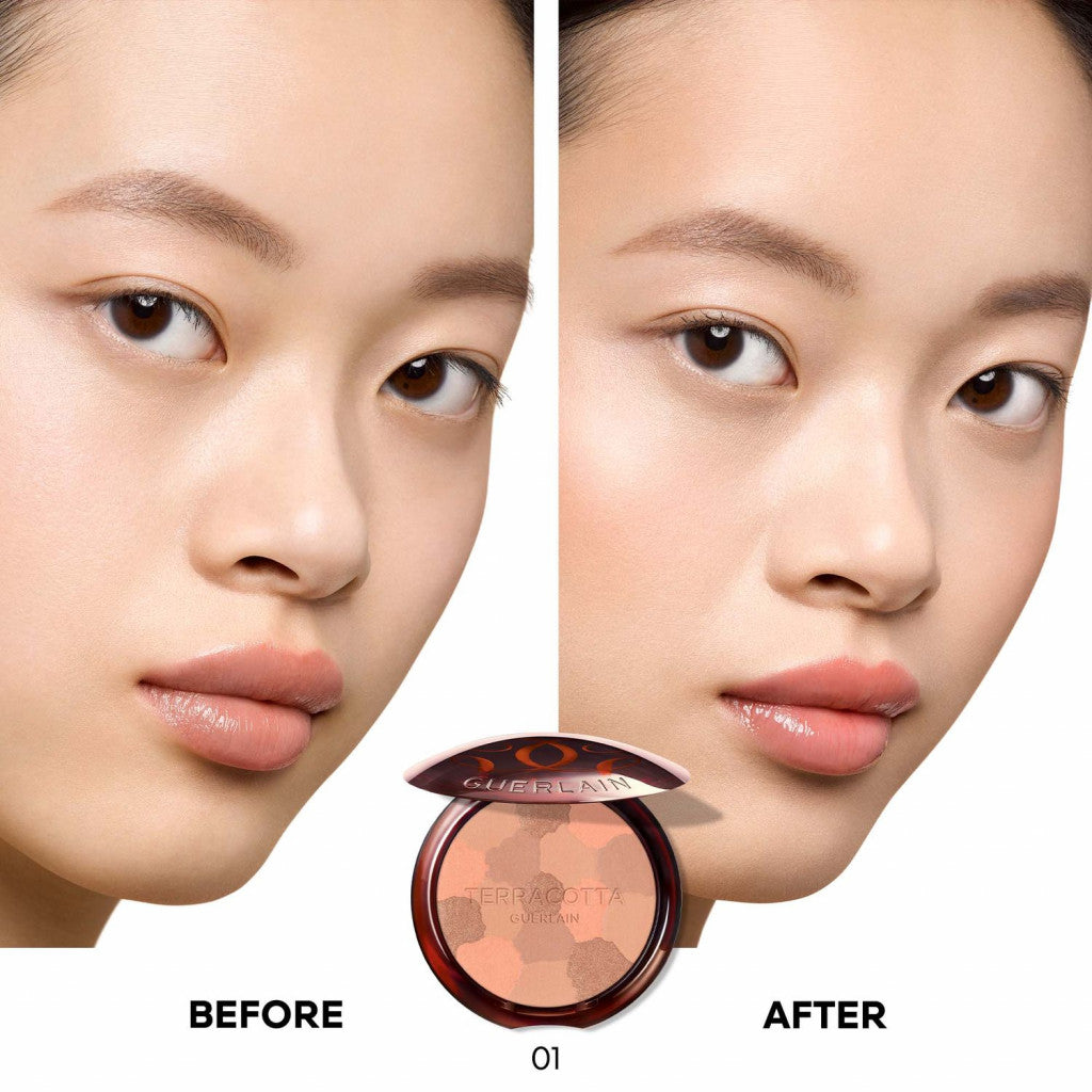 Terracotta Light La Poudre Eclat Bonni Mine Blush Lunga Tenuta 01 Clair Dorè_GUE043560_Guerlain-4