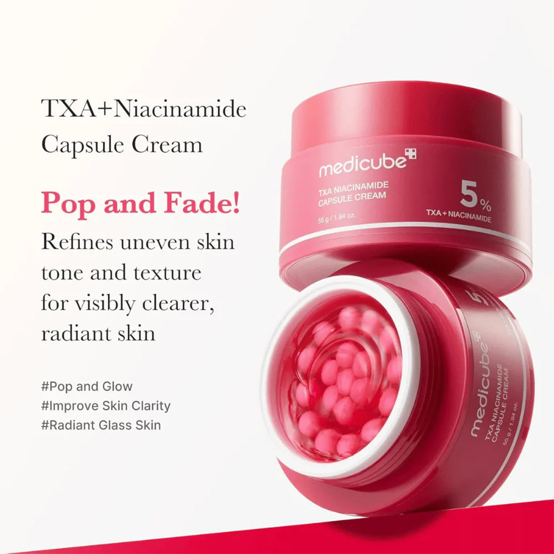 Txa Niacinamide Capsule Cream Crema Viso Illuminante Anti-Macchie e Uniformante_MED71001R00_MEDICUBE-2