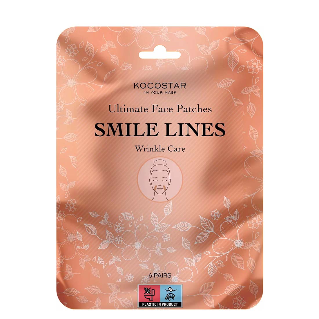 Ultimate Face Patches Smile Lines  Patches per rughe nasolabiali_KOC40KWSM12_KOCOSTAR