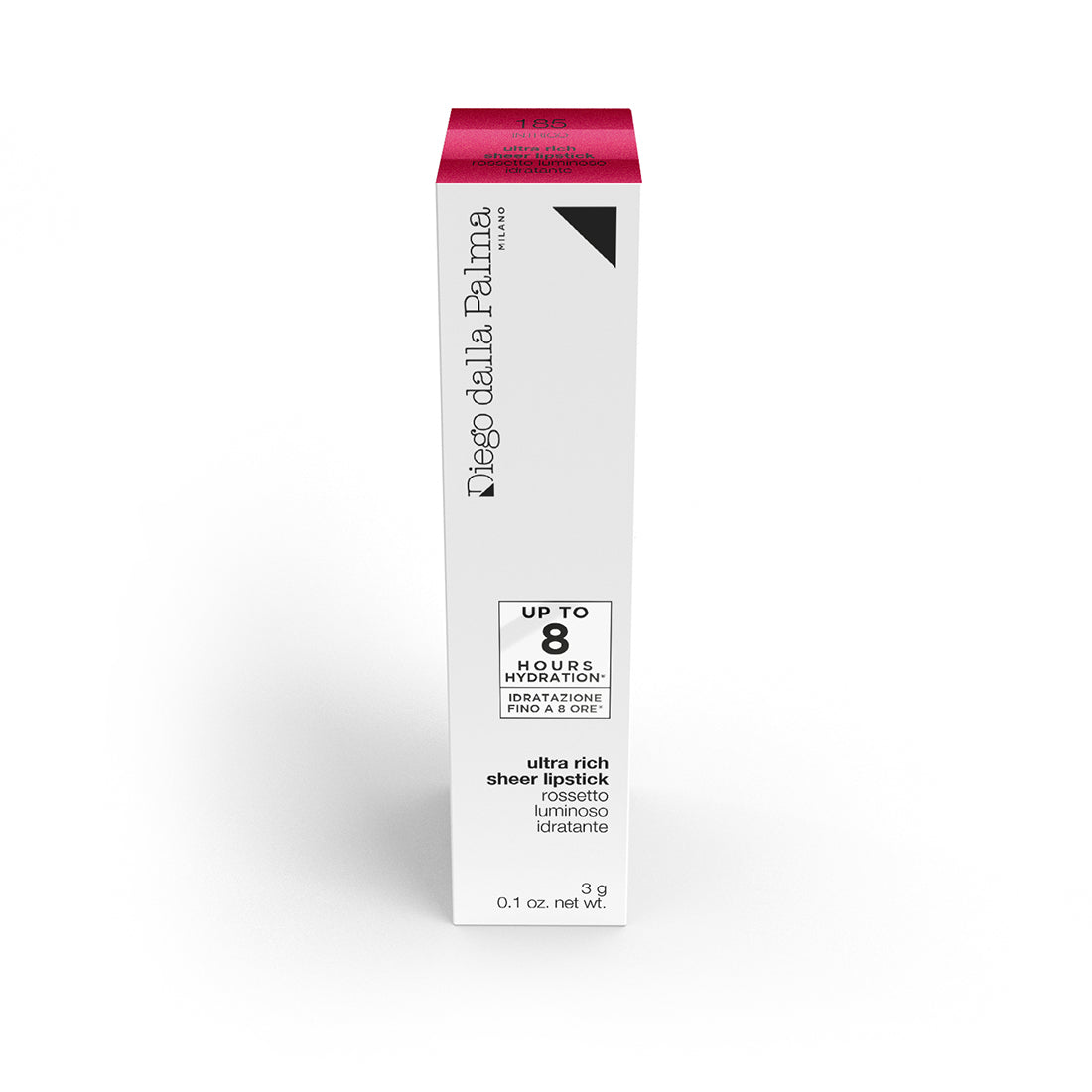 Ultra Rich Sheer Lipstick Rossetto Luminoso Idratante 185_DDP101185_Diego Dalla Palma-4
