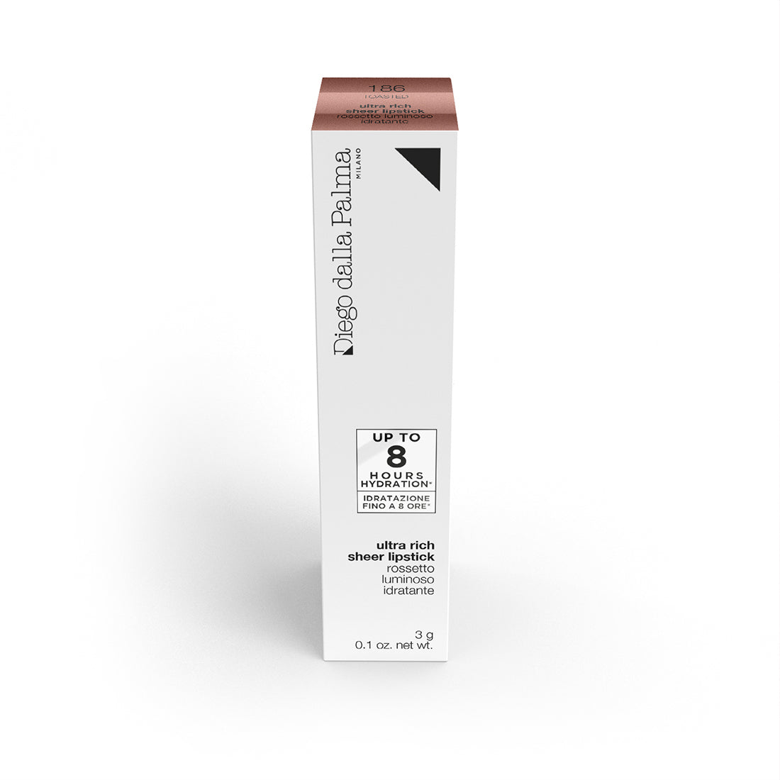Ultra Rich Sheer Lipstick Rossetto Luminoso Idratante 186_DDP101186_Diego Dalla Palma-4
