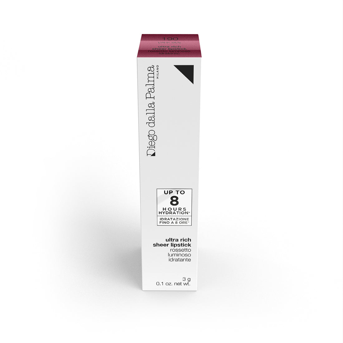 Ultra Rich Sheer Lipstick Rossetto Luminoso Idratante 190_DDP101190_Diego Dalla Palma-4