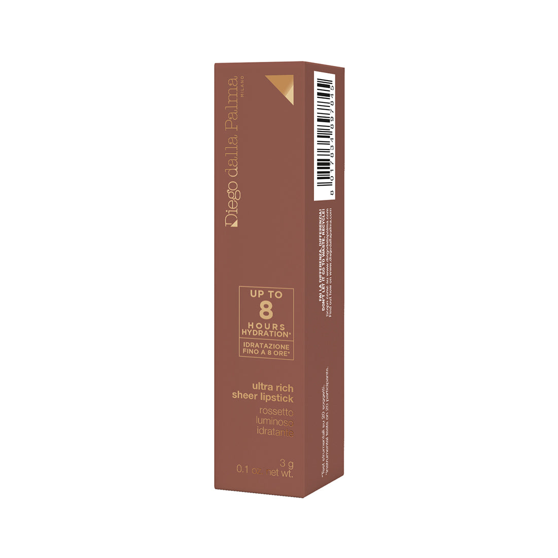 Ultra Rich Sheer Lipstick Rossetto Luminoso Idratante 290 Terra Glow_DDP51290_Diego Dalla Palma-4