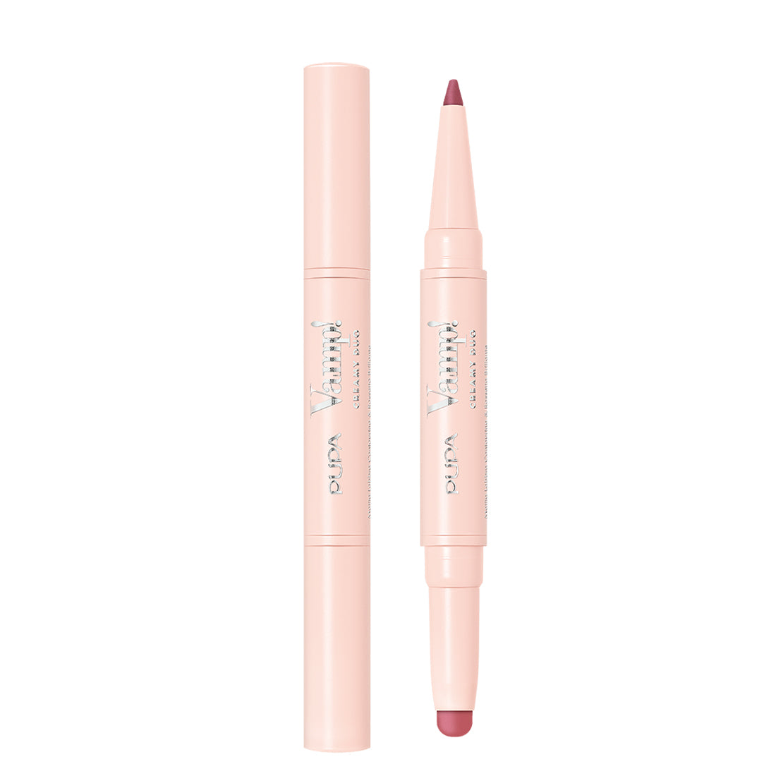 Vamp! Creamy Duo Matita Labbra Contouring & Rossetto Brillante N008 Vintage Rose_PUP020122A008_Pupa