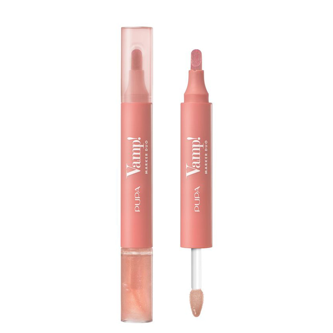 Vamp! Marker Duo Lip Marker & Oil Gloss 02 Frozen Rose_PUP020147A002_Pupa
