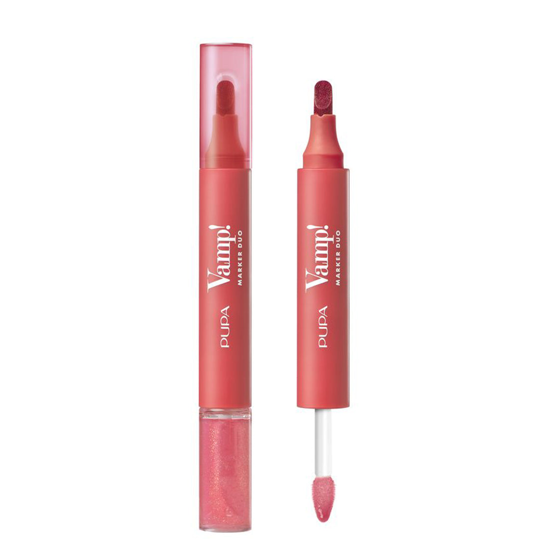 Vamp! Marker Duo Lip Marker & Oil Gloss 04 Spicy Raspberry_PUP020147A004_Pupa