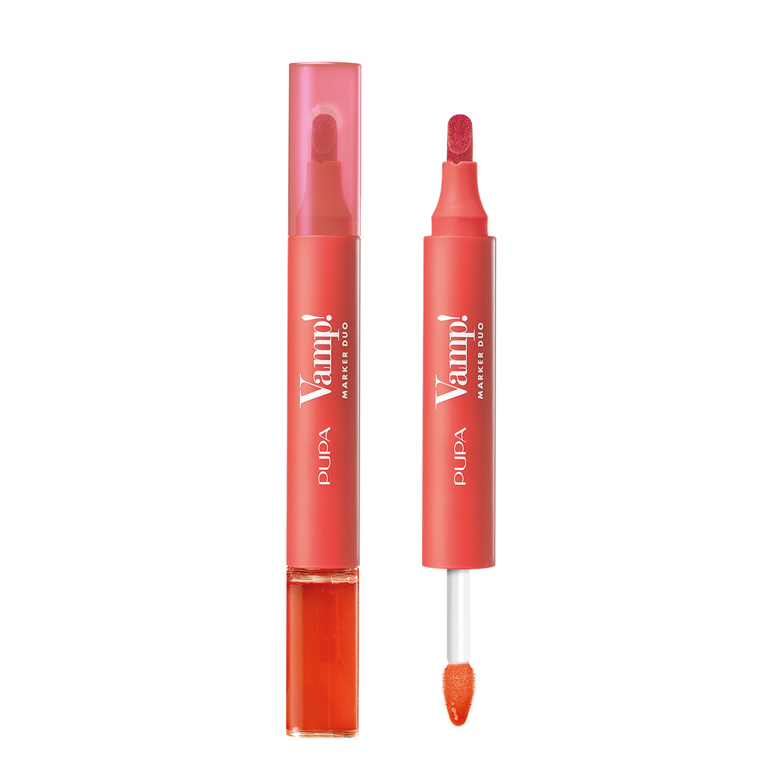 Vamp! Marker Duo Lip Marker & Oil Gloss 07 Red Potion_PUP020147A007_Pupa