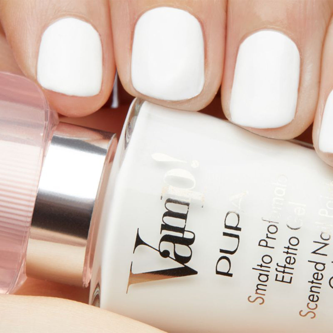 Vamp! Nail Polish Smalto per Unghie Profumato N101 Delicate White_PUP230135A101_Pupa-2