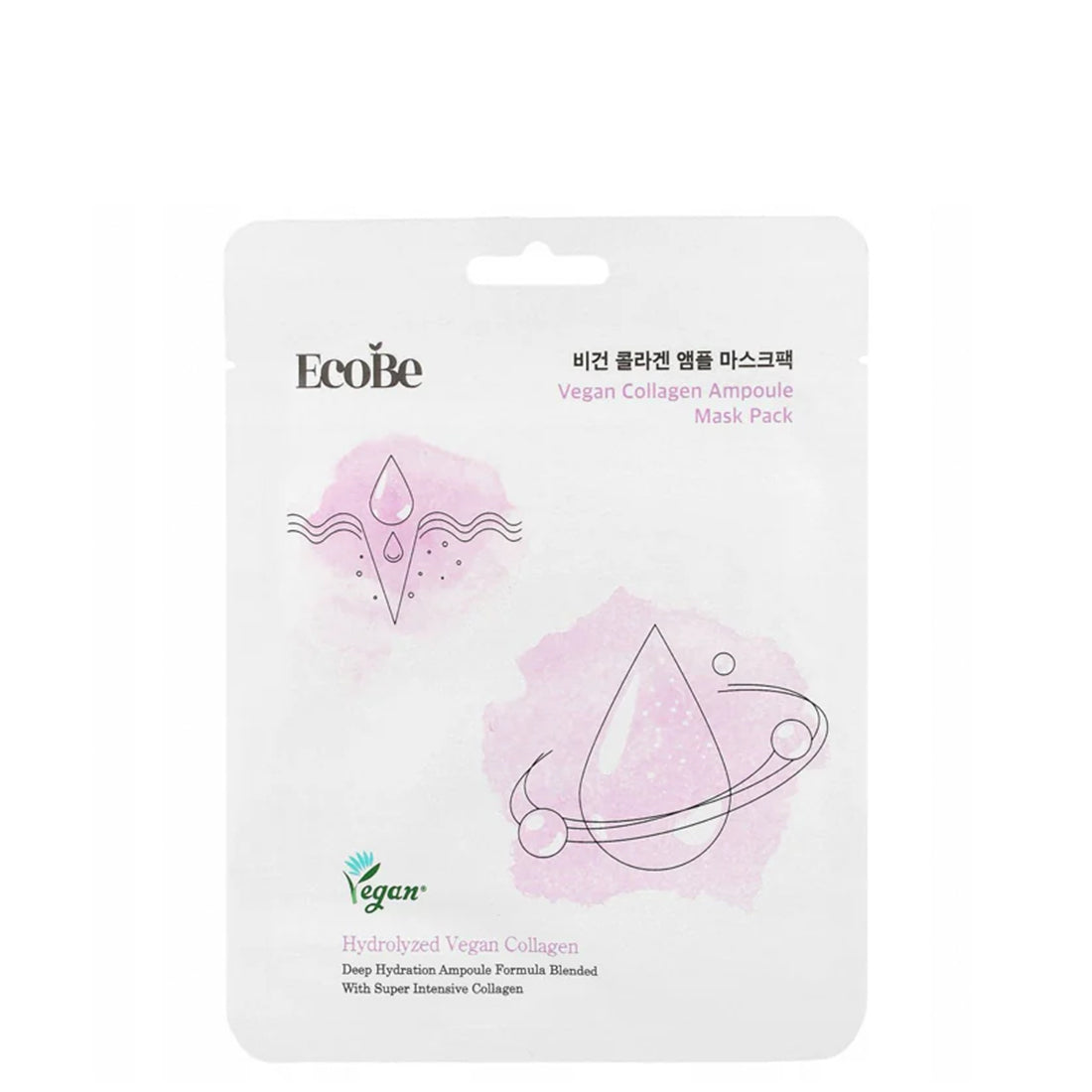 Vegan Collagen Ampoule Mask Maschera in Tessuto_ECO74444_ECOBE