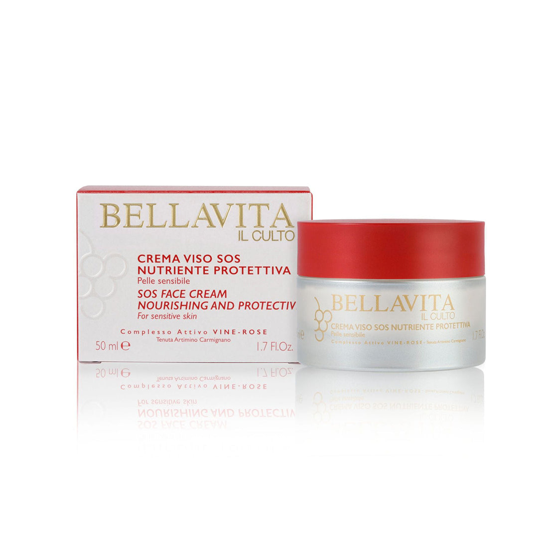Vine Rose Crema SOS Viso Nutriente Protettiva Pelle Sensibile 50 ML_BEL6_BELLAVITA IL CULTO-2
