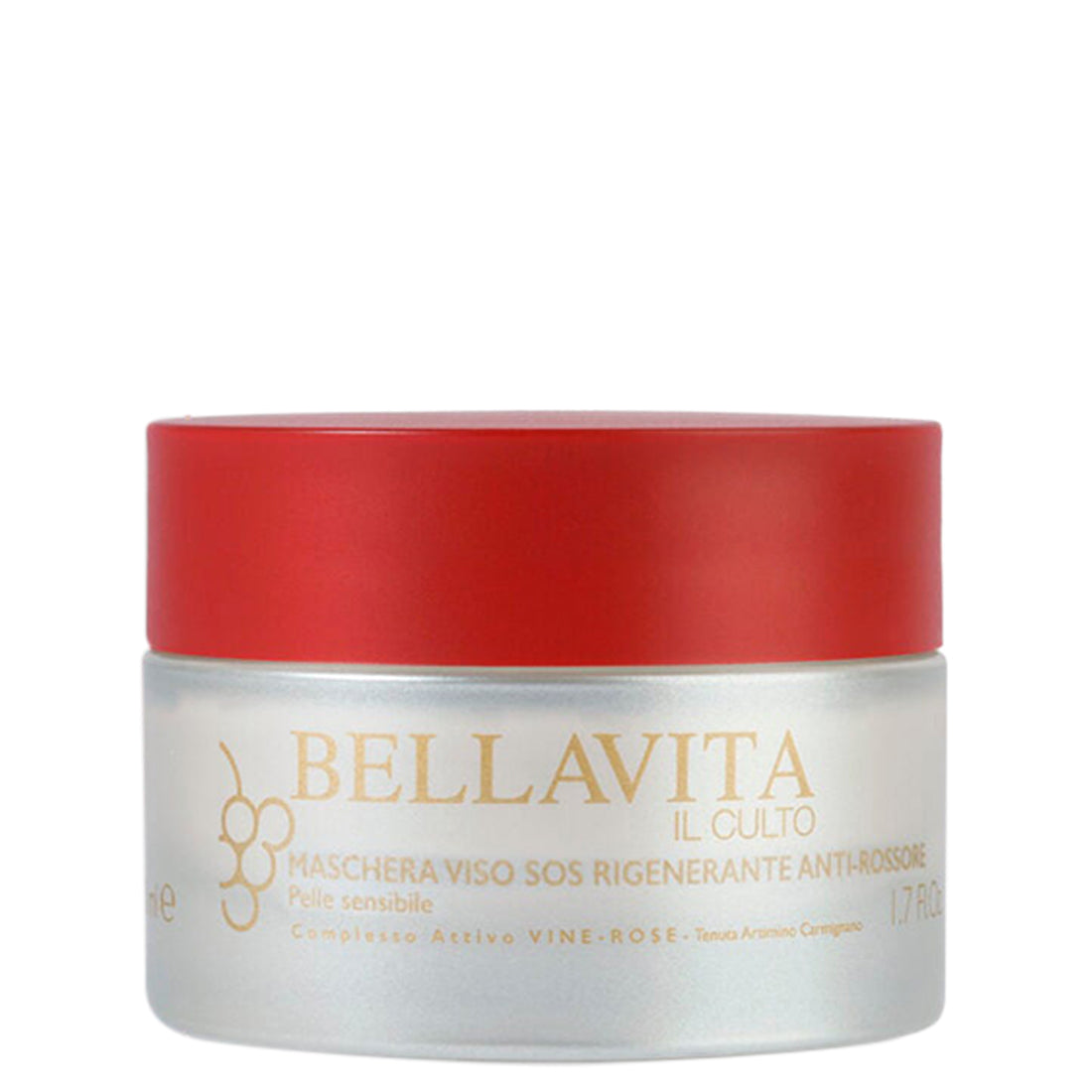 Vine Rose Maschera SOS Viso Rigenerante Lenitiva 50 ML_BEL8_BELLAVITA IL CULTO