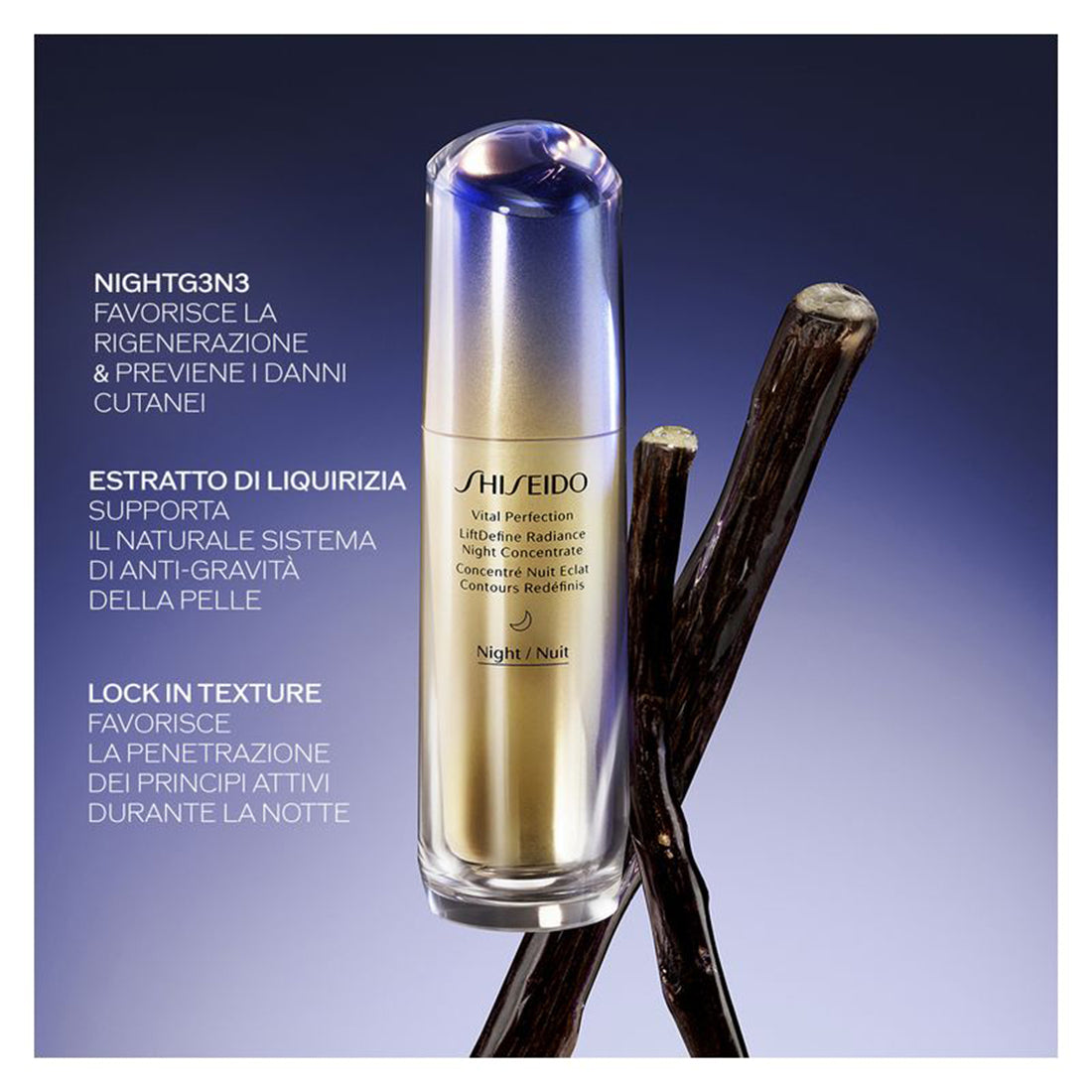Vital Perfection Liftdefine Radiance Night Concentrate Trattamento Viso Notte 40 ML_SHI21826_Shiseido-2