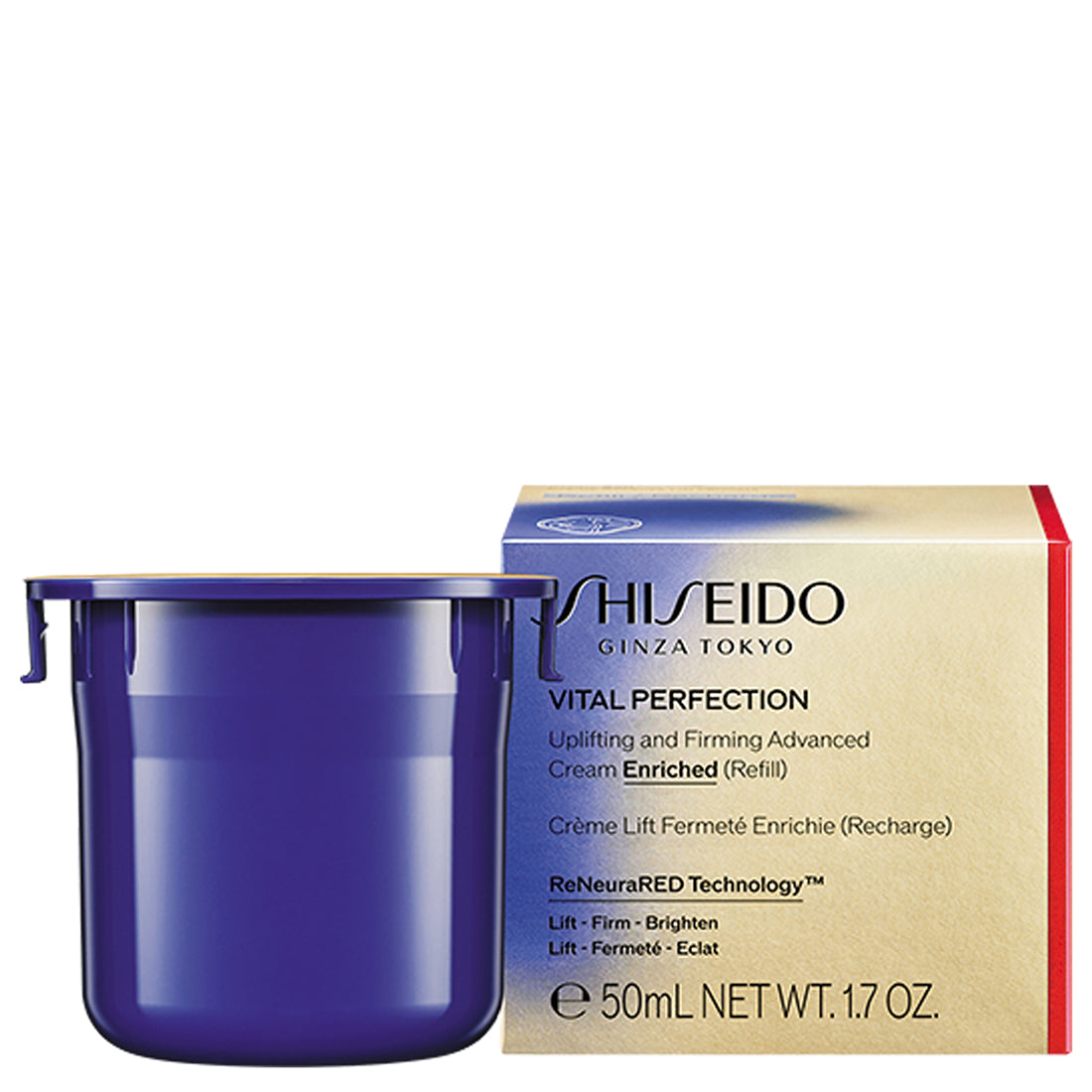 Vital Perfection Uplifting and Firming Advanced Cream Enriched Trattamento Antietà Pelli Secche Refill 50 ML_SHI21868_Shiseido