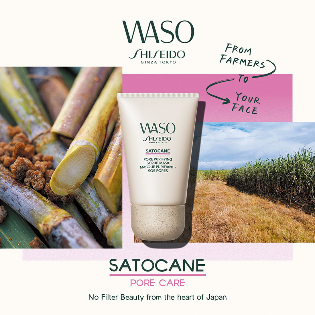 Waso Sotocane Pore Purifyng Scrub Mask Maschera all'aRGILLA Detox 80 ML_SHI17881_Shiseido-5