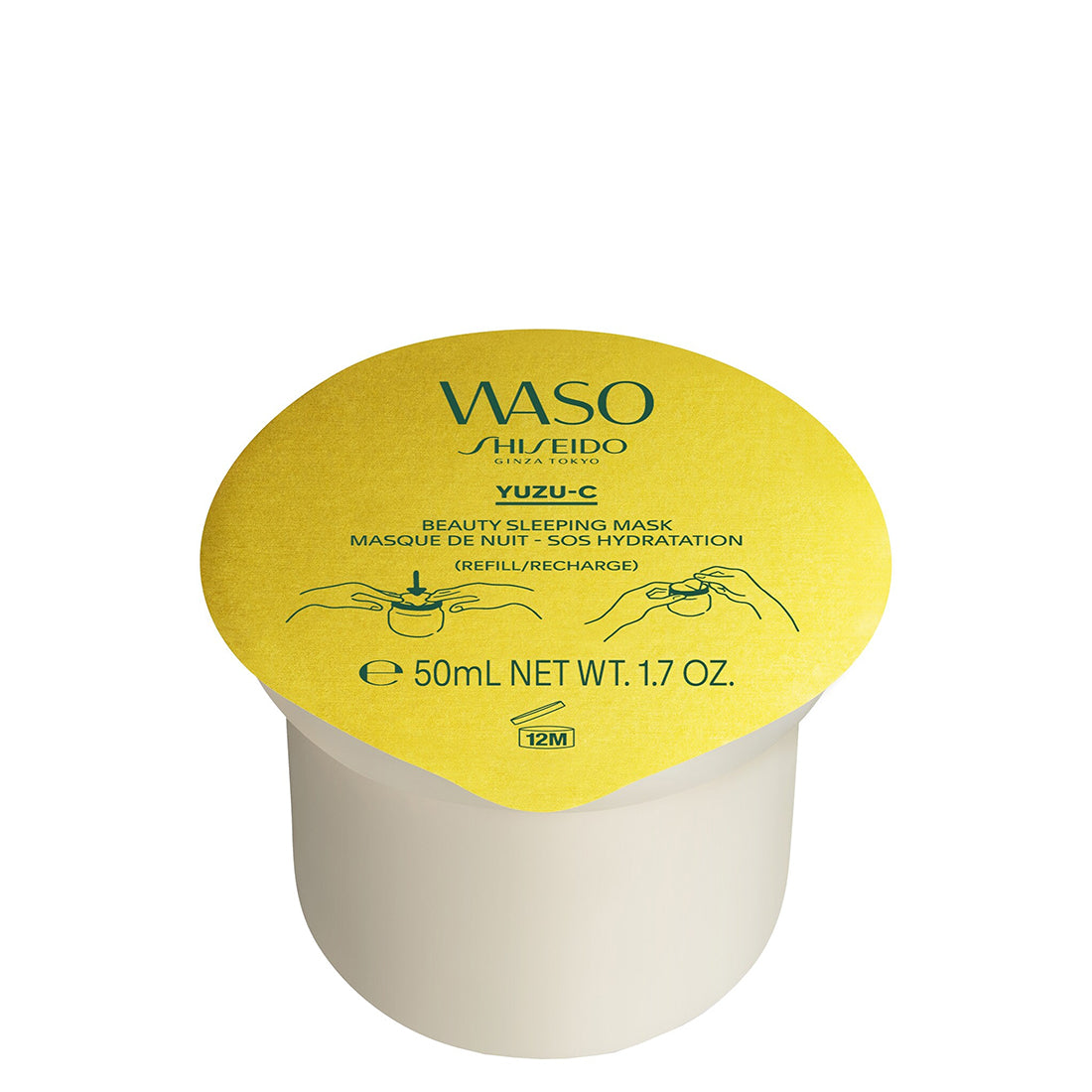Waso Yuzu-C Beauty Sleeping Mask Crema Luminosità Refill  50 ML_SHI18882_Shiseido
